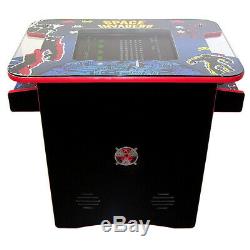 Retro Arcade Cocktail Table Machine 60 Jeux D'arcade Space Invader Theme