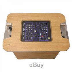 Retro Arcade Machine Oak Table Basse 60 Jeux D'arcade Classiques