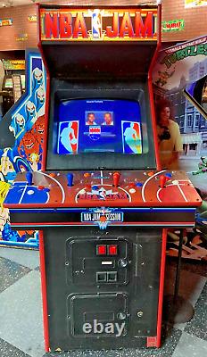 Séance de jeu NBA Jam 1993 Machine d'arcade Midway 2723