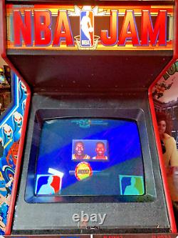 Séance de jeu NBA Jam 1993 Machine d'arcade Midway 2723