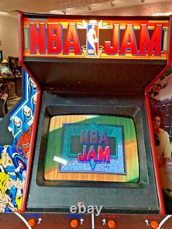 Séance de jeu NBA Jam 1993 Machine d'arcade Midway 2723