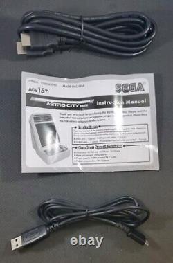 Sega Astro City Mini Arcade Machine + 2 Contrôleurs, 37 Titres De Jeu, Cib, Utilisé