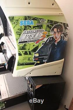 Sega Initial D Étape 3 Arcade Machine 2-seat Game Excellent État