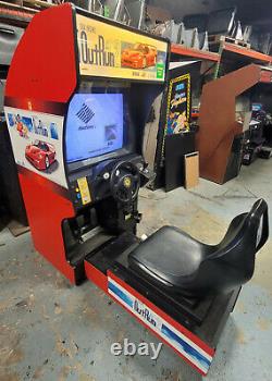 Sega Outrun 2 Arcade Sit Down Driving Course Vidéo Jeu Machine Works! Ferrari