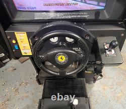 Sega Outrun 2 Arcade Sit Down Driving Course Vidéo Jeu Machine Works! Ferrari