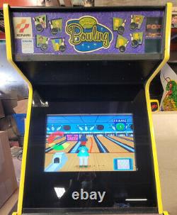 Simpsons Bowling Arcade Machine De Jeu Vidéo Fonctionne Très Bien! - 22 LCD