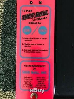 Skee Ball Machine With Balls Jeu D'arcade Skeeball