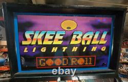 Skeeball Lightning Taille Complète Alley Roller Arcade Jeu Machine De Travail