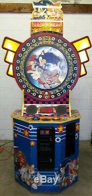 Sonic And Tails Spinner De La Machine De Jeu D'arcade Redemption Ticket De Sega