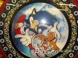 Sonic And Tails Spinner De La Machine De Jeu D'arcade Redemption Ticket De Sega