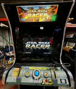Star Wars Pod Racer Arcade Racing Driving Video Game Machine Fonctionne Très Bien! LCD