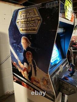 Star Wars Trilogy Arcade Jeu Machine Stand Up Sega Vintage