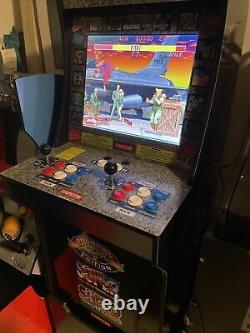 Street Fighter 2 Arcade1up Retro Machine De Jeu Vidéo Avec Riser 3 Jeux En 1