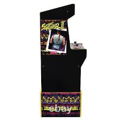 Street Fighter Arcade Game Machine Maison Gameroom Cabinet Avec Riser Et Marquee