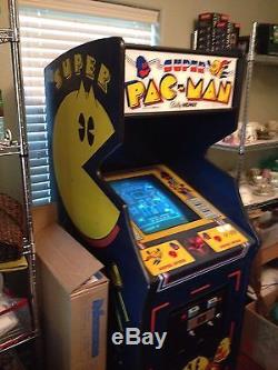 Super Pac-man Bally Upright Arcade Jeu Vidéo Quarter Machine 1980, 81, 82