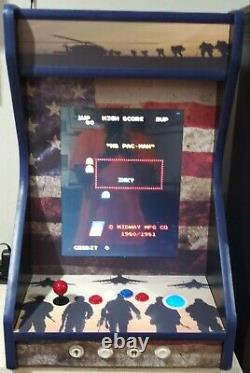 Table D'appréciation Militaire Machine D'arcade Supérieure Avec 412 Jeux Avec Balle De Piste
