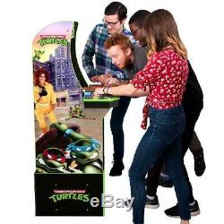 Teenage Mutant Ninja Turtles Arcade1up Retro Gaming Machine Avec Riser Navire Prêt