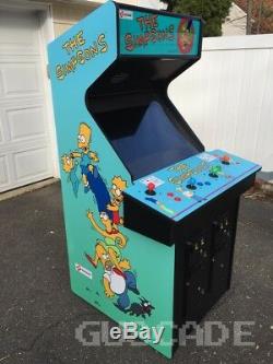 The Simpsons Arcade Game Machine À 4 Joueurs Ovr 1100 Classics Nouveau Guscade