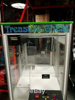 Treasure Chest Compétence Courte Griffe De Grue En Peluche / Canard / Bonbons Arcade Machine -blanc 2
