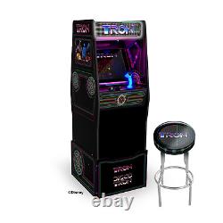 Tron Arcade1up Home Arcade Machine Inclut Correspondance Riser/stool Lighted Marquee