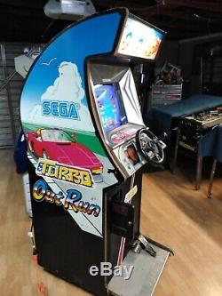 Turbo Outrun Arcade Game Machine Works Prend Beaucoup De Temps