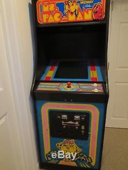 Vintage Arcade Ms Pacman En Parfait État De Fonctionnement