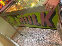 Vintage Marvel Gottleib 1979 Incredible Hulk Pinball Machine Original
