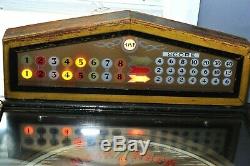 Vintage Neck N Neck Daval Mfg Co Pinball Machine