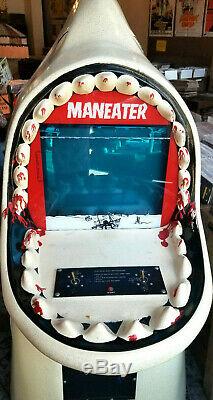 Vtg 1975 Pse Maneater (machine Support Project) Machine D'arcade De Jeux Vidéo
