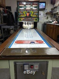 Williams United Cherokee Shuffle Puck Bowling Machine Jeu D'arcade À Jetons